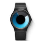 ⏰Ceas minimalist futurist pentru bărbați, cu cadran creativ cu disc rotativ⌚