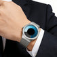 ⏰Ceas minimalist futurist pentru bărbați, cu cadran creativ cu disc rotativ⌚
