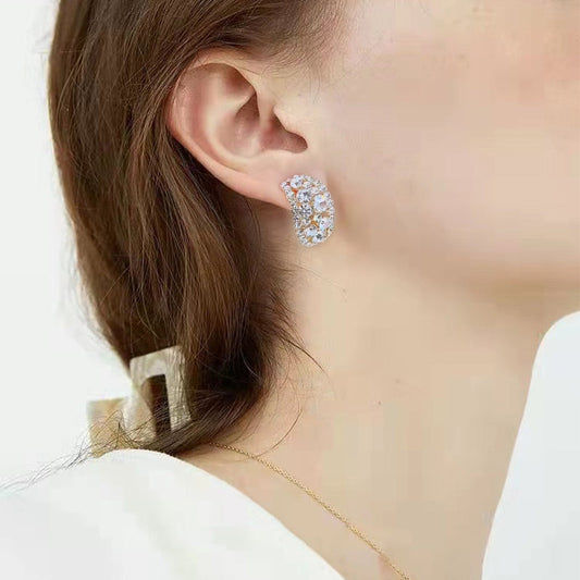 【🎁Cel mai bun cadou dintre toate】💎Cu cercei de zirconiu de lux