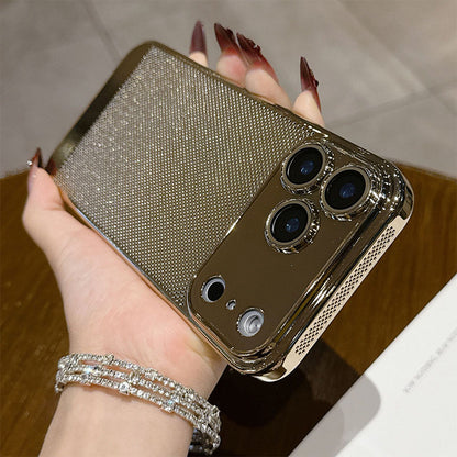 Husă subțire și strălucitoare pentru protecția spatelui telefonului