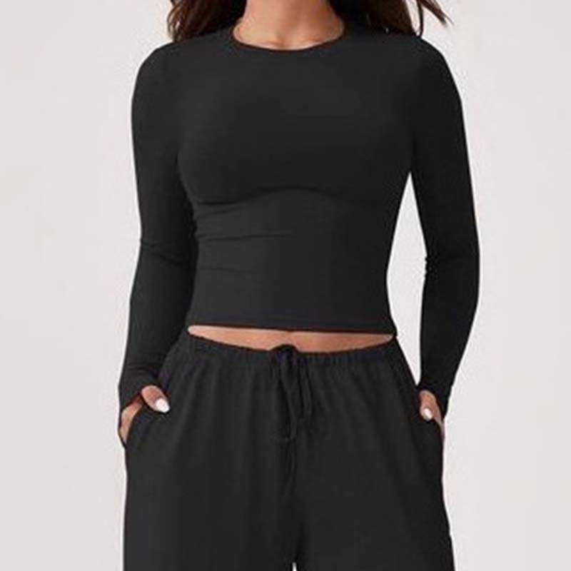 👗High-Waist Slimming, Elongating✨ Women's Two-Piece Set – Fitted Top & Wide-Leg Pants, Flattering Silhouette ✨