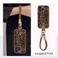 Husă cu imprimeu leopard pentru iPhone cu șnur
