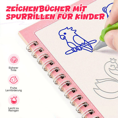 ✏️ Contur Reliefat = Zero Frustrare: Copilul Colorează Perfect Singur! 🌟