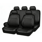 Set de 9 piese de huse universale din piele pentru scaune auto