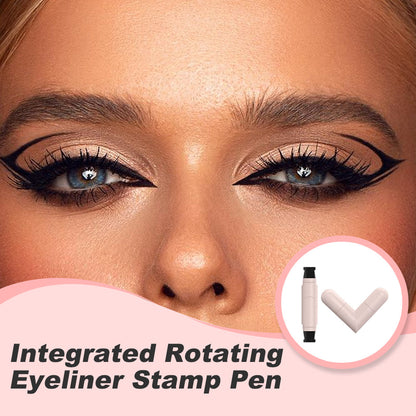 🔥 1+1 GRATIS 🔥 Creion rotativ ochii – Desen uniform, rezistent la apă, ușor de aplicat ✨