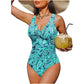 ✨ Costum de Baie Întreg pentru Femei, cu Talie Accentuată! 🩱