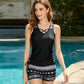 🩱 Tankini Damă 2 Piese cu Imprimeu | Costum de Baie Confortabil & Elegant 🌊✨