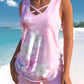 🩱 Tankini Damă 2 Piese cu Imprimeu | Costum de Baie Confortabil & Elegant 🌊✨