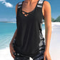 🩱 Tankini Damă 2 Piese cu Imprimeu | Costum de Baie Confortabil & Elegant 🌊✨