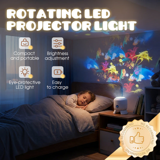🌊✨ Proiector de Valuri Oceanice – Aurore Rotative, Lumină Reglabilă și Reîncărcabil (cu/opțional difuzor Bluetooth) – Decor de Vis pentru Dormitor! 🎁🌙