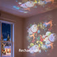 🌊✨ Proiector de Valuri Oceanice – Aurore Rotative, Lumină Reglabilă și Reîncărcabil (cu/opțional difuzor Bluetooth) – Decor de Vis pentru Dormitor! 🎁🌙