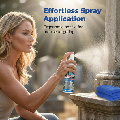 💖LAST DAY SALE 50% OFF!!🧽Restores Luster, Safe for All Stone🌿 Headstone Restoration Cleaning Spray – Professional Formula | Instantly Removes Moss, Algae & Stains, Brings Back Natural Beauty ✨