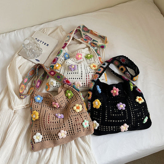 👜✨ Geantă Bohemiană Croșetată – Spațioasă, Versatilă și Plină de Farmec! 🌼🌊