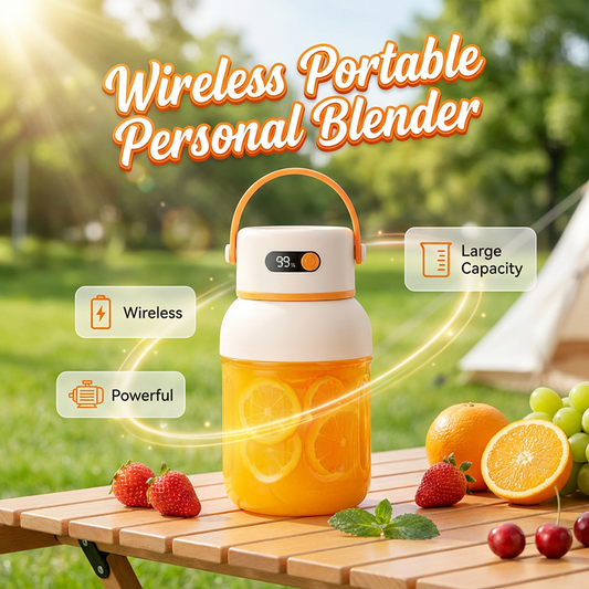 ⚙️ Blender personal portabil pentru shake-uri și smoothie-uri 🔥