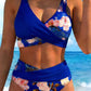 🌸✨ Set Bikini cu Talie Înaltă și Imprimeu Floral – Nou & Ofertă Specială! 👙☀️