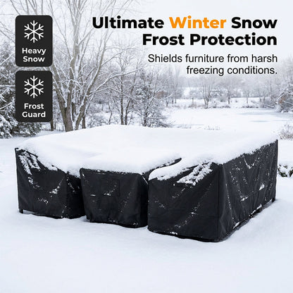 🥳2026 HOT SALE🥳💞50K+ SOLD! ☀️🛡️ 50% OFF! Outdoor Waterproof Furniture Cover – 210D Oxford fabric, UV‑resistant & windproof. Keeps patio sets, garden furniture & cushions protected from rain, sun & dust! 🪑✨