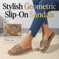 👡✨ Papuci Comozi cu Model Geometric – Stil Modern și Libertate la Fiecare Pas! 🏙️☀️