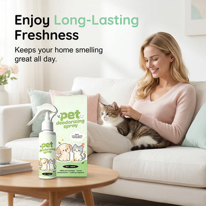 🐾✨ Spray Deodorizant Multifuncțional pentru Animale – Elimină Mirosurile & Reîmprospătează Casa! 🏡🐶