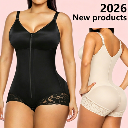 🙎‍♀️ Salopetă Modelatoare cu Fermoar: Talie Subțiată Instant! ✨