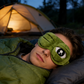 😴 Somn perfect? Mască 3D broscuță moale! 🐸