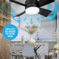 💡❄️ Ventilator de Tavan Portabil 2-în-1 cu Lumină – Răcire & Iluminare cu Telecomandă! 🏕️🔋