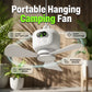 ❄️✨ Ventilator de Tavan Reîncărcabil cu Lumină LED – Răcire și Iluminare Fără Fir, Oriunde Ai Nevoie! 🔋💡