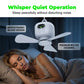 ❄️✨ Ventilator de Tavan Reîncărcabil cu Lumină LED – Răcire și Iluminare Fără Fir, Oriunde Ai Nevoie! 🔋💡