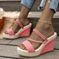 👡🔥 Sandale cu toc pană pentru femei ✨✅ – Confort și Eleganță la Fiecare Pas! 💃