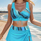 👙 Costum de baie sexy din trei piese pentru femei – Stil îndrăzneț și încredere maximă pe plajă sau la piscină! 🏖️