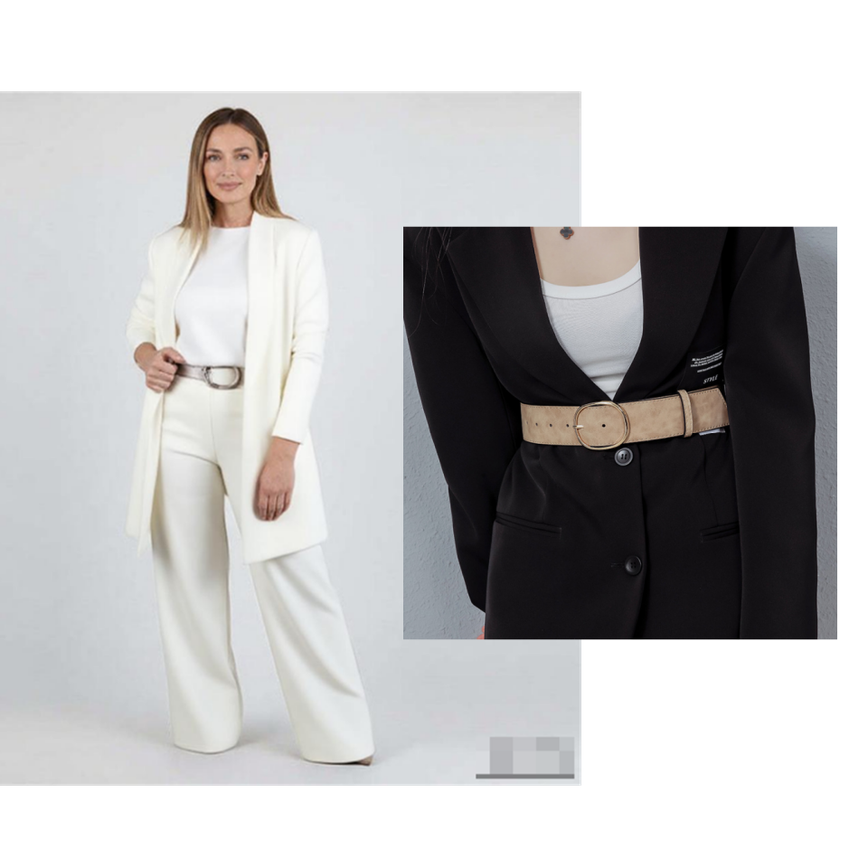 👗Elegant 3-Piece Set, Effortless Styling – Women's Long Cardigan, Top & Pants Set ✨