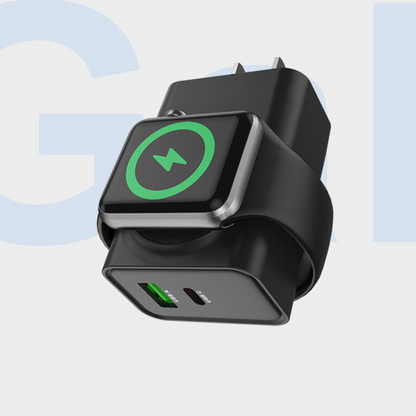 🔌✨ Încărcător de Perete Wireless 3-în-1 pentru Ceas – Spațiu Eliberat, Cabluri Ascunse și Alimentare Rapidă! ⌚💡