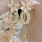💐✨ Cercei Eleganți cu Flori și Ciucuri – Design Romantic, Mișcare Fermecătoare și Farmec Inegalabil! 🌸👗