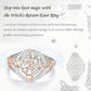 💍✨ Inel Elegant cu Model Celtic și Zirconiu Bicolor – Design Unic, Strălucire Fascinantă și Simbol al Eternității! 🌿👑