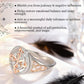 💍✨ Inel Elegant cu Model Celtic și Zirconiu Bicolor – Design Unic, Strălucire Fascinantă și Simbol al Eternității! 🌿👑