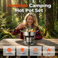 🏕️✨ Sobă Portabilă cu Alcool pentru Camping și Hot Pot – Ușoară, Versatilă și Perfectă pentru Mese în Natură! 🍲🔥