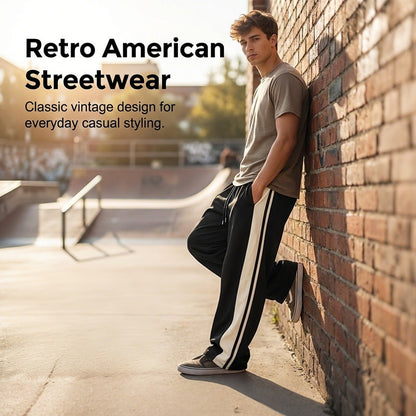 🏃Loose & Comfortable, Freedom to Move – Men's Loose Fit Track Pants, Soft & Breathable ✨