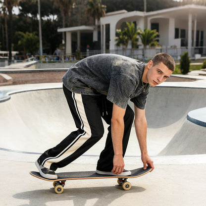 🏃Loose & Comfortable, Freedom to Move – Men's Loose Fit Track Pants, Soft & Breathable ✨