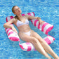 🏖️✨ Saltea Gonflabilă cu Dungi pentru Piscină – Relaxare Maximă, Design Răcoritor și Poze de Vacanță Perfecte! 🍹☀️