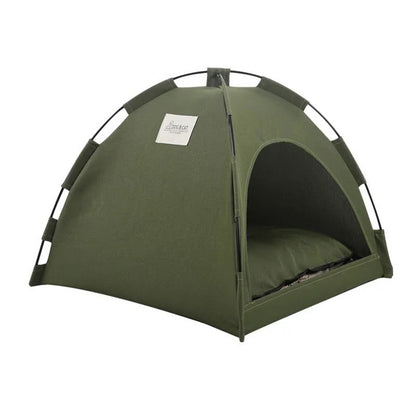 🏕️ Cort Portabil cu Perniță – Confort Suprem pentru Pisici! 🐾