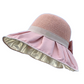 Breathable Knit Crown Sun Hat & Bow Detail