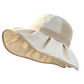 Breathable Knit Crown Sun Hat & Bow Detail