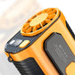 Outdoor High-Speed Waist-Mounted Portable Fan with Flashlight