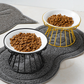 🐱 Bol de Ceramică pentru Pisici pe Suport Înalt din Fier – Mese Confortabile și Sănătoase pentru Prietenul Tău Blănos! 🍽️