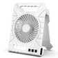 🌞 Ventilator de Exterior cu Dublă Sursă de Energie, Panou Solar și Lumină Integrată – Răcoare și Iluminat Sustenabil Oriunde te Afli! 🏕️