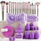 🖌️ Set Complet de Pensule și Bureței pentru Machiaj – Tot Ceea Ce Ai Nevoie pentru un Look Impecabil! ✨