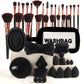 🖌️ Set Complet de Pensule și Bureței pentru Machiaj – Tot Ceea Ce Ai Nevoie pentru un Look Impecabil! ✨
