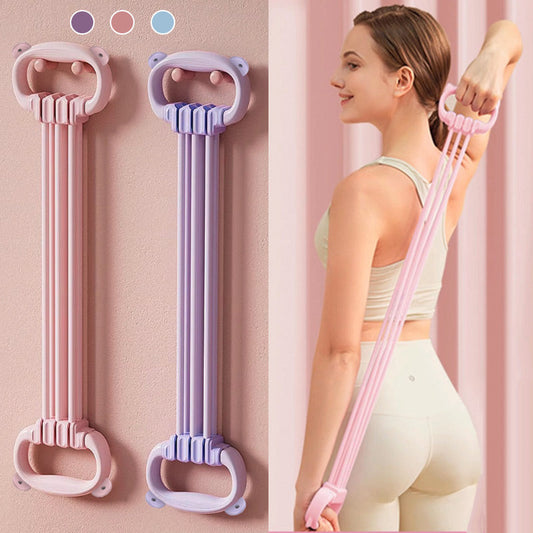🏋️‍♀️ Bandă de Rezistență Reglabilă cu Mânere – Antrenament Complet și Versatil pentru Fitness Acasă sau la Sală! 💪