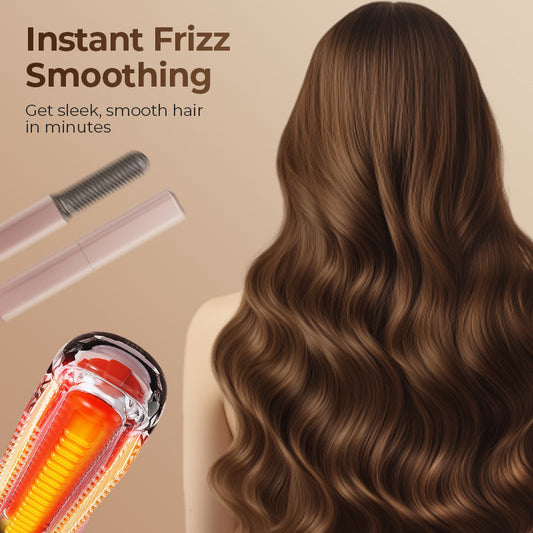 ✨ Pieptene Portabil Fără Fir pentru Îndreptat Părul: Aranjament Perfect, Oriunde! 💇‍♀️