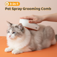 🐾 Spray și Perie de Masaj cu Abur pentru Îngrijirea Animalelor: Părul Cade Instantaneu! ✨