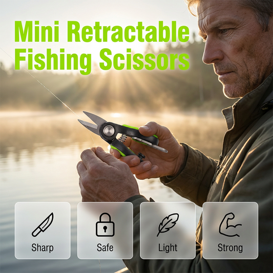 🎣 Foarfeci de Pescuit Mini, din Oțel Inoxidabil: Tăiere Precisă și Durabilitate! 🦈